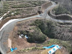 一般国道5号 仁木町 大江橋下部工 4月-4