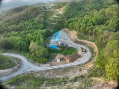 一般国道5号 仁木町 大江橋下部工 5月-1