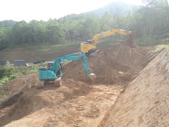 一般国道5号 仁木町 大江橋下部工 5月-3